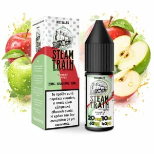 Steam Train Disposable Edition Double Apple Nic Salt 20mg 10ml